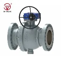 Injap Bebola Trunnion Tahan Lelasan Keluli tuang